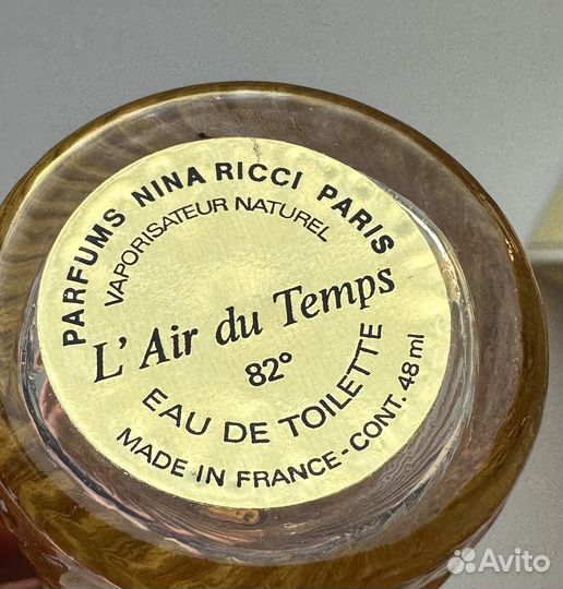 Nina Ricci L'Air du Temps edt 48 мл винтаж