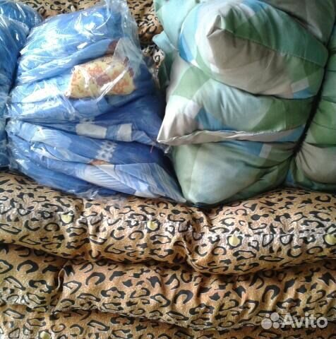 Комплект Матрас подушка одеяло для рабочих