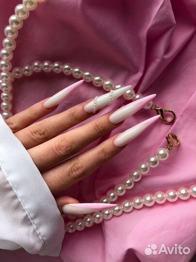 Наращивание ногтей, crazy маникюр