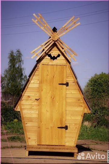 Уличный туалет с установкой SKU003