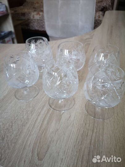 Набор хрустальных бокалов