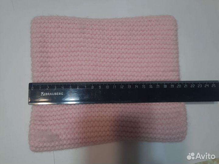 Шапка и снуд для девочки зима