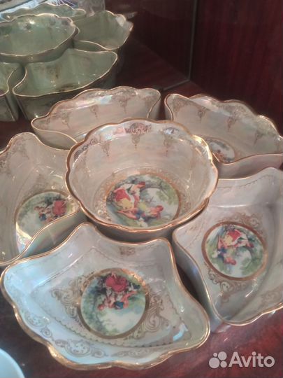 Менажница фарфор