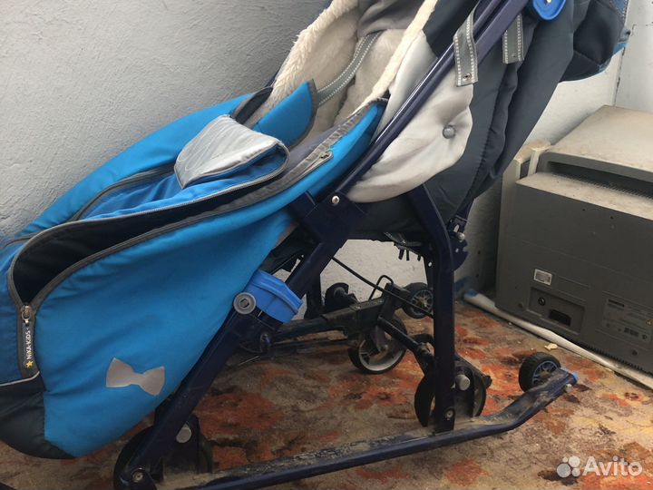 Детские санки коляска