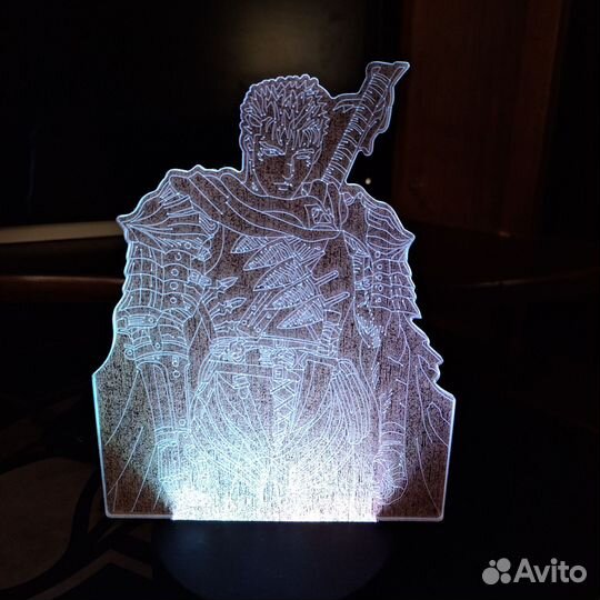 Анимэ светильник Берсерк Гатс