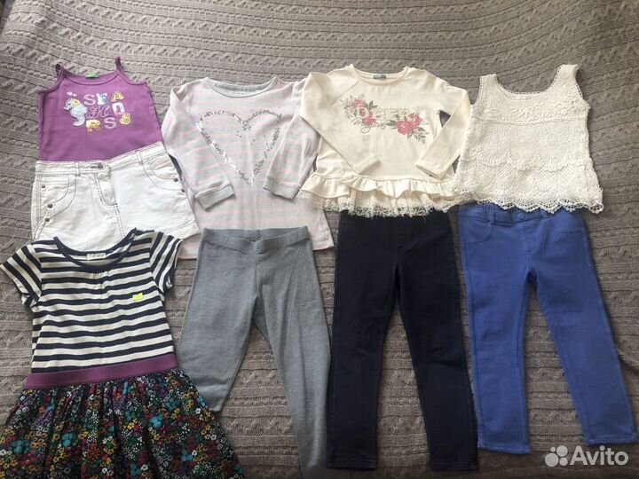 Фирм. одежда на дев. 110/116/122