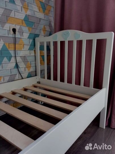 Детская кровать от 3 лет с матрасом бу