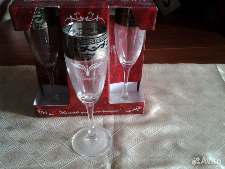 Бокалы и Фужеры Гусь-Хрустальный