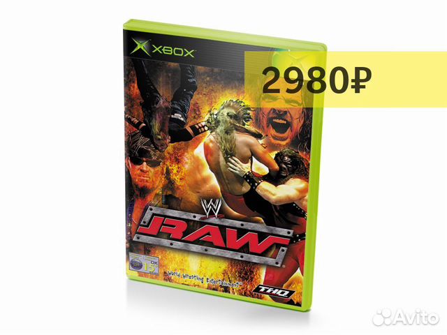 WWE Raw, б/у, английский (Xbox)