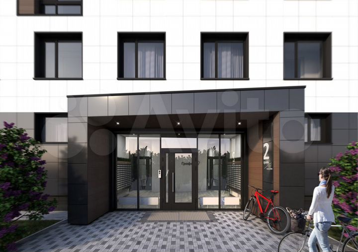 2-к. квартира, 58 м², 2/18 эт.