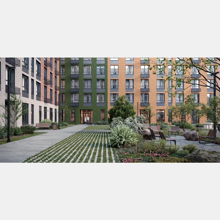 2-к. квартира, 57,3 м², 8/19 эт.