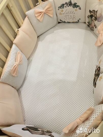 Детская кроватка трансформер с маятником