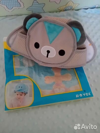 Противоударная шапка-шлем для детей