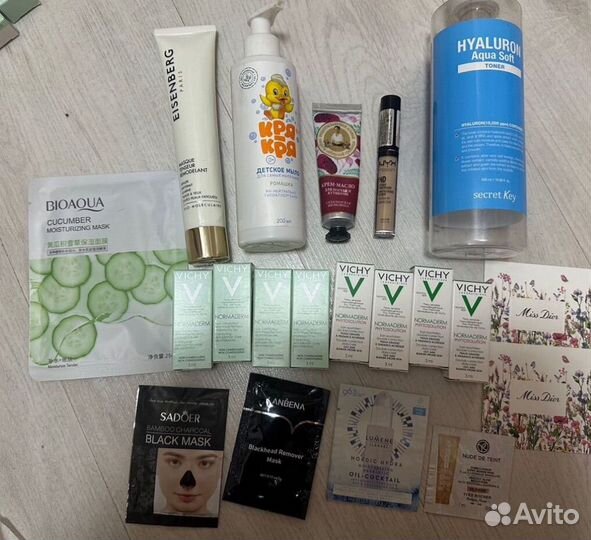 Оргомные пакеты косметики люкс б/у и новое