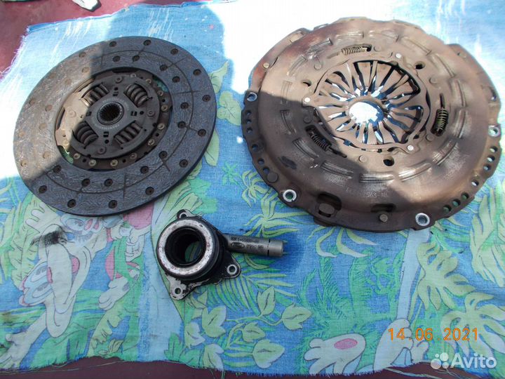 Комплект сцепления на форд транзит 2.2