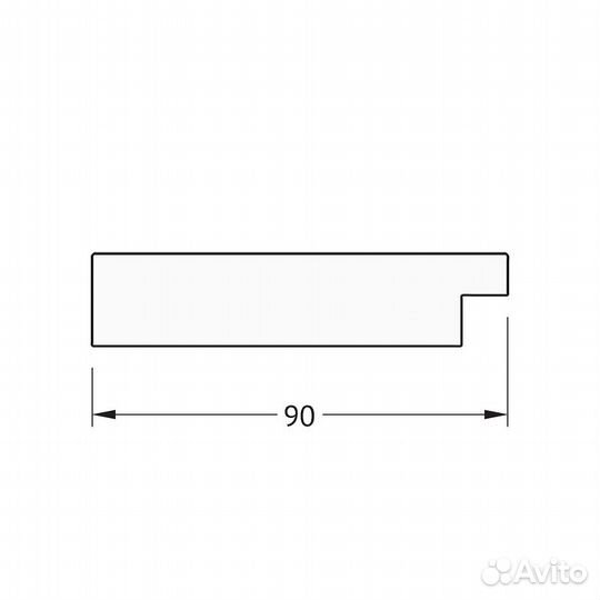 Зеркало Evoform Definite 56х46 BY 3025 в багетной