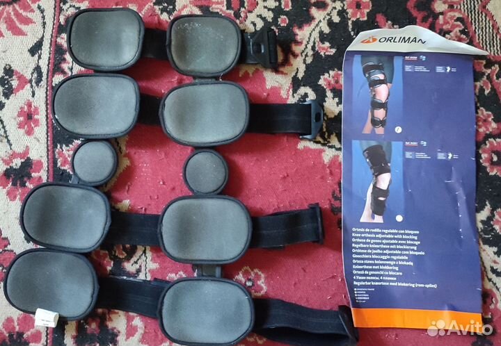 Ортез на коленный сустав шарнирный, регулируемый