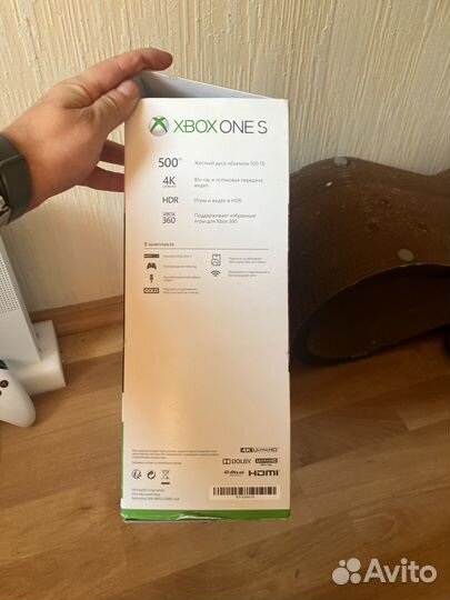 Xbox one s 500gb + геймпад