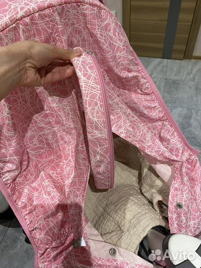 Летний кит на коляску Stokke и простынка