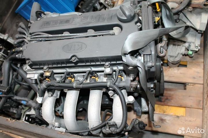 Двигатель Kia Ceed Rio Spectr Cerato Soul 1.6+АКПП