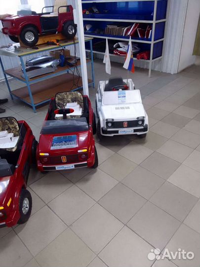 Электромобиль детский на аккумуляторе Нивушка