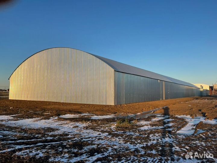 Строительство ангаров складов зернохранилищ