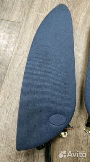 Mercedes w211 подушкит в сиденье синие