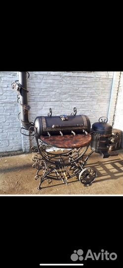 Мангал коптильня