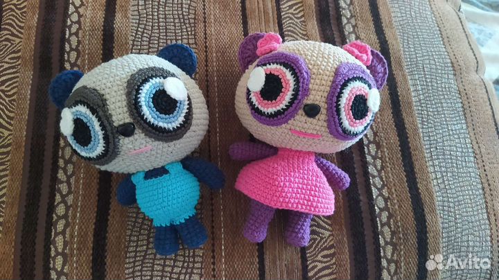 Вязаные игрушки ручной работы