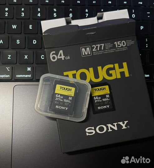 Карта памяти Sony Tough 64gb R277/ W150