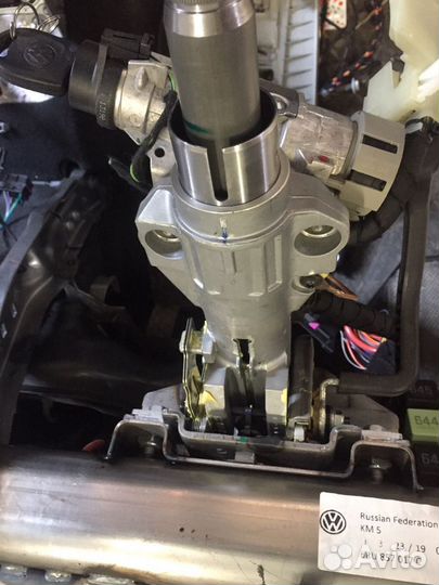 Колонка с электроусилителем Фольксваген поло 5