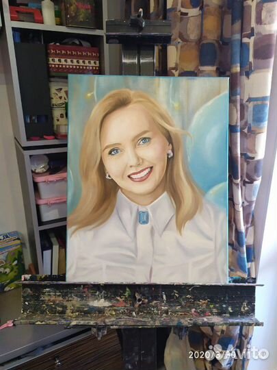 Портрет по фото маслом Омск портрет на заказ