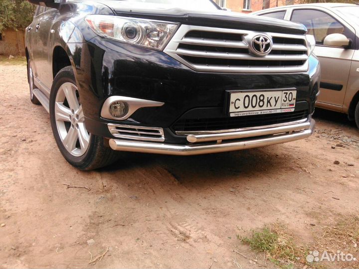 Защита бампера 60/53 мм Toyota Highlander 2010