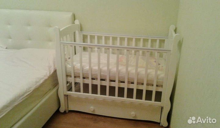 Детская кроватка Можга красная звезда Птички