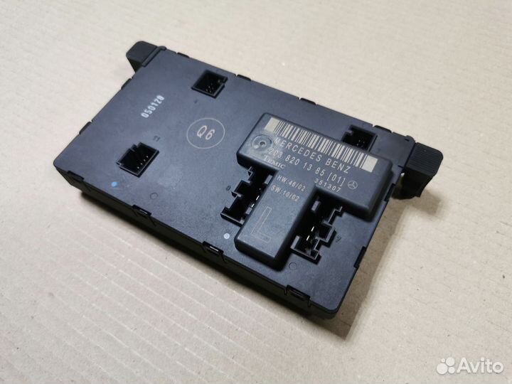 Блок комфорта на Mercedes W203