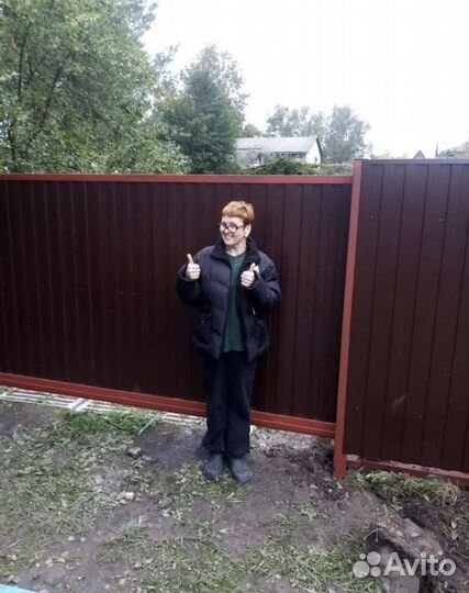 Забор из профнастила