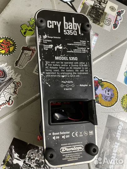 Гитарная педаль Dunlop cry baby