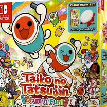 Taiko no Tatsujin: Drum 'n' Fun (Игра + Барабан Taiko Drum) Nintendo Switch, английская версия