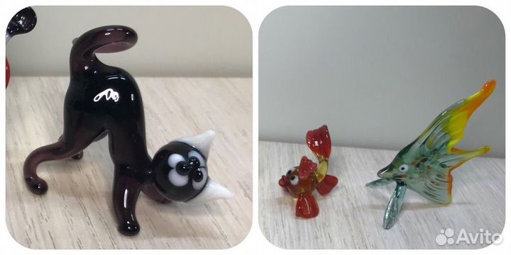 Стеклянные фигурки