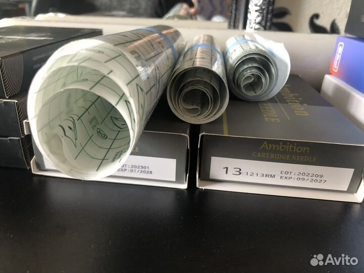 Картриджи для тату Заживляющая пленка в подарок