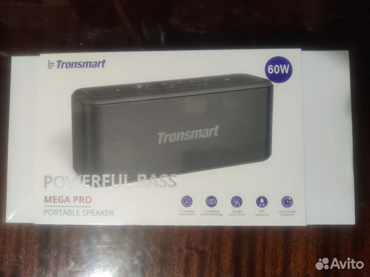 Колонка Bluetooth Tronsmart Mega Pro 60W black