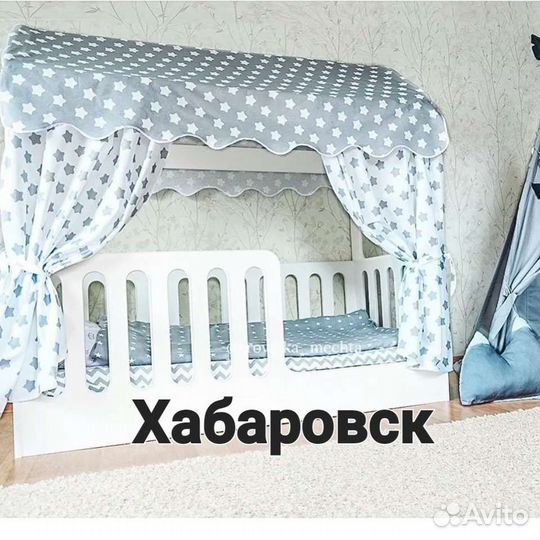 Кровать домик новая