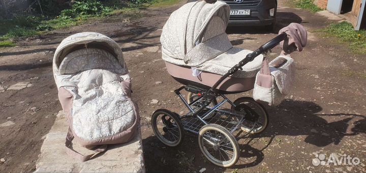 Коляска 2 в 1 adamex katrina