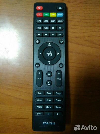 Пульт Elect EDR-7916 для приемников DVB-T2