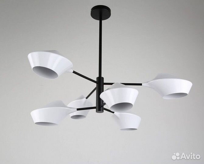 Люстра на штанге lumina deco Romina LDP 6037-6 WT+