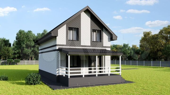 Дом 101 м² на участке 8,9 сот.