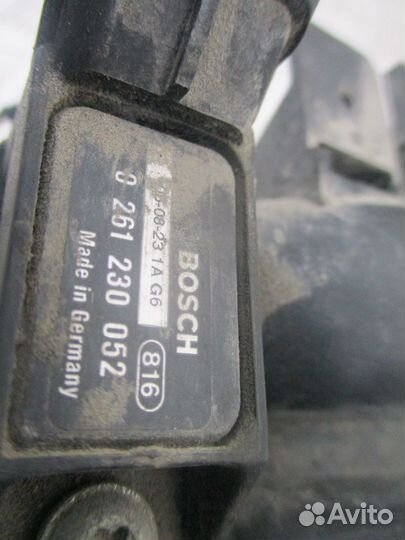 Впускной коллектор с заслонкой Fiat Albea 1.4 8v