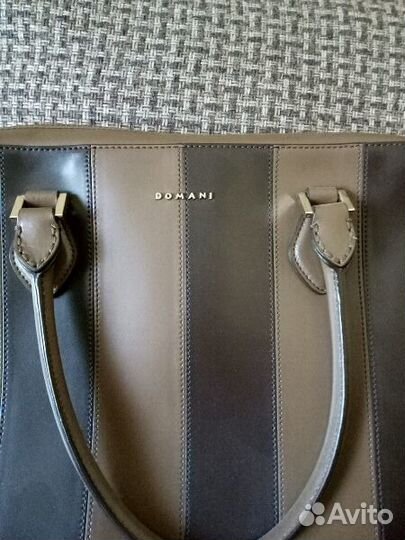 Новая кожаная сумка Domani
