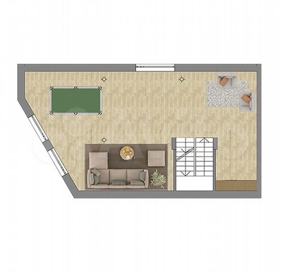 Таунхаус 200,3 м² на участке 1 сот.