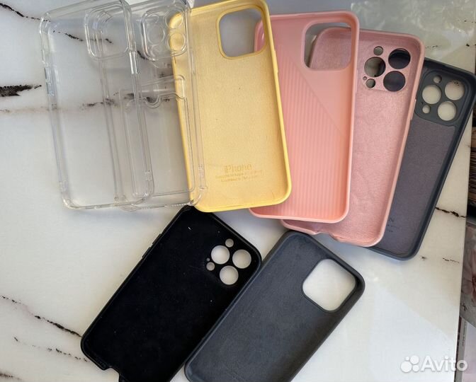 Набор чехлов и защитные стекла для iPhone 13 Pro M